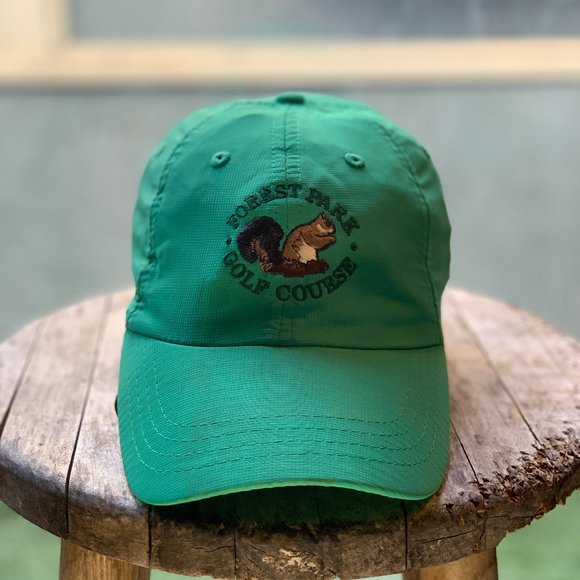 green adjustable hat